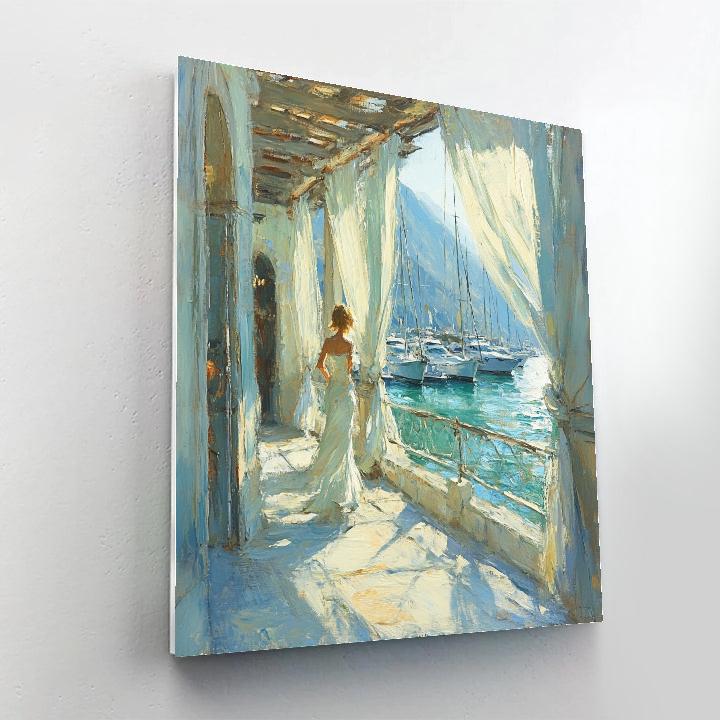 Berthe Morisot Inspired Seaside Veranda Paint by numbers kits