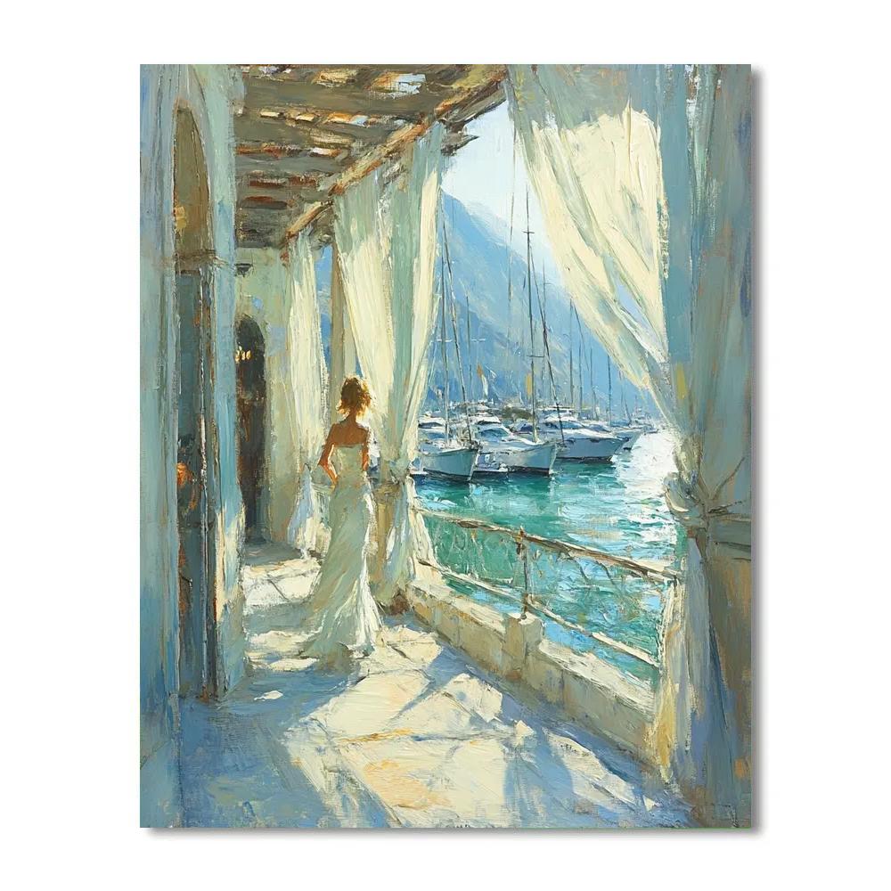Berthe Morisot Inspired Seaside Veranda Paint by numbers kits
