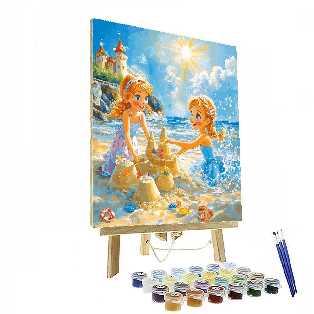 Anna And Elsa’s Summer Escape - Disney Inspired paint by color