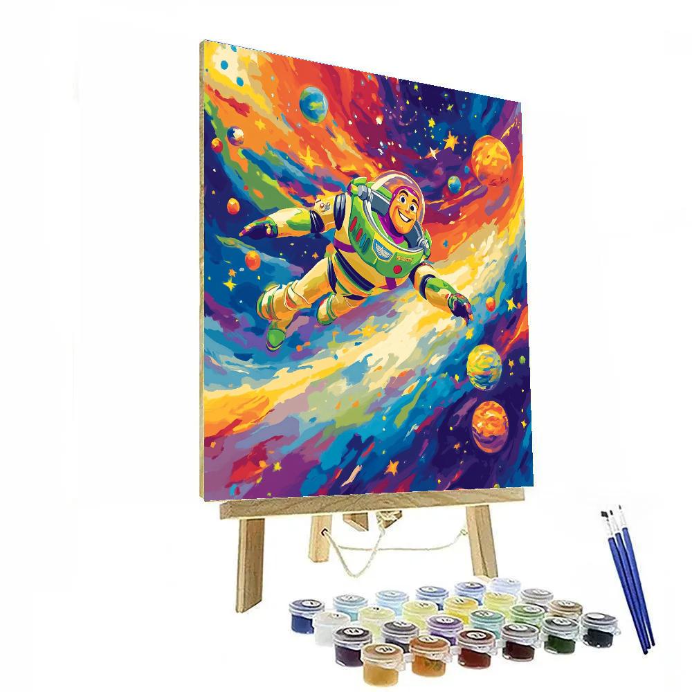 Buzz Lightyear’s Space Adventure - Disney Inspired paint by color