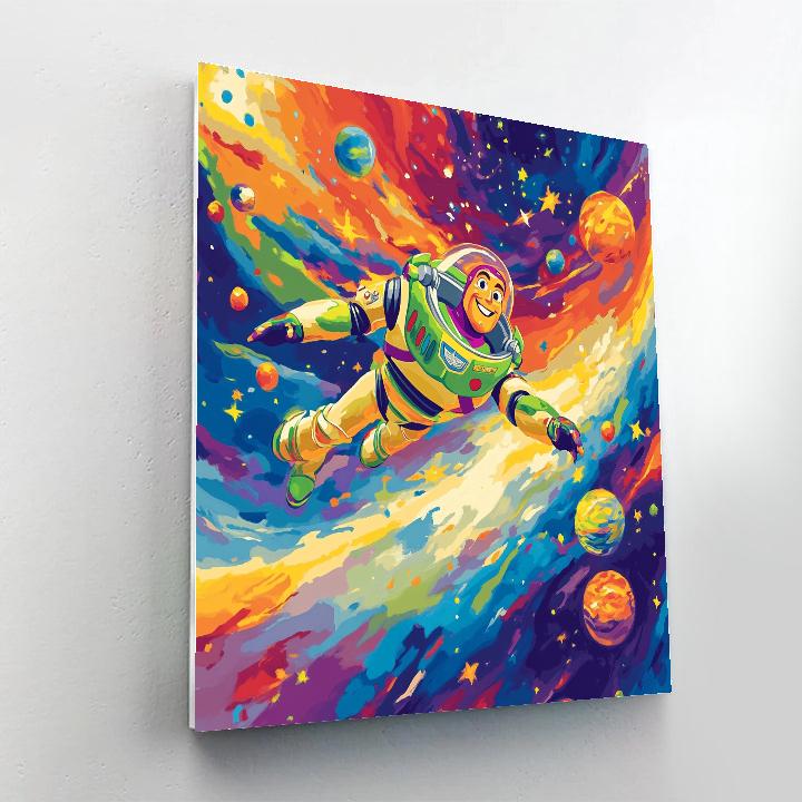 Buzz Lightyear’s Space Adventure - Disney Inspired paint by color