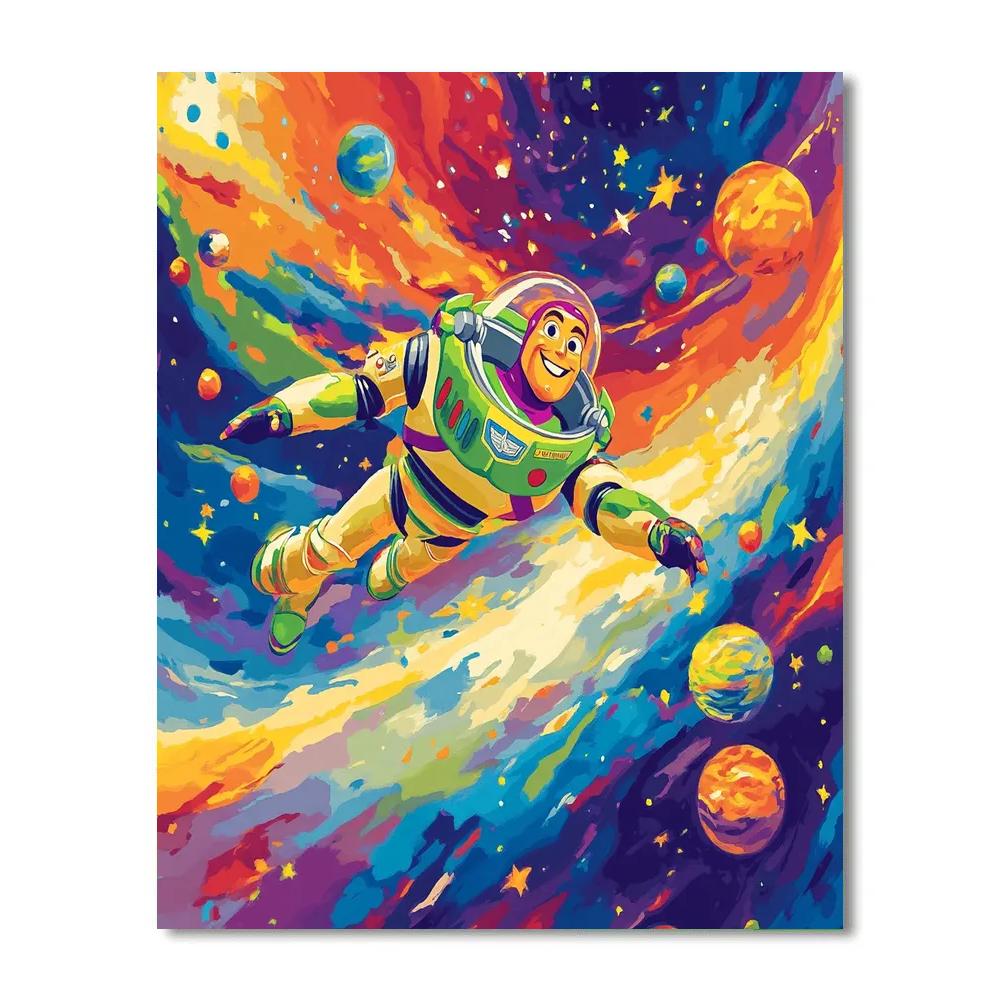 Buzz Lightyear’s Space Adventure - Disney Inspired paint by color
