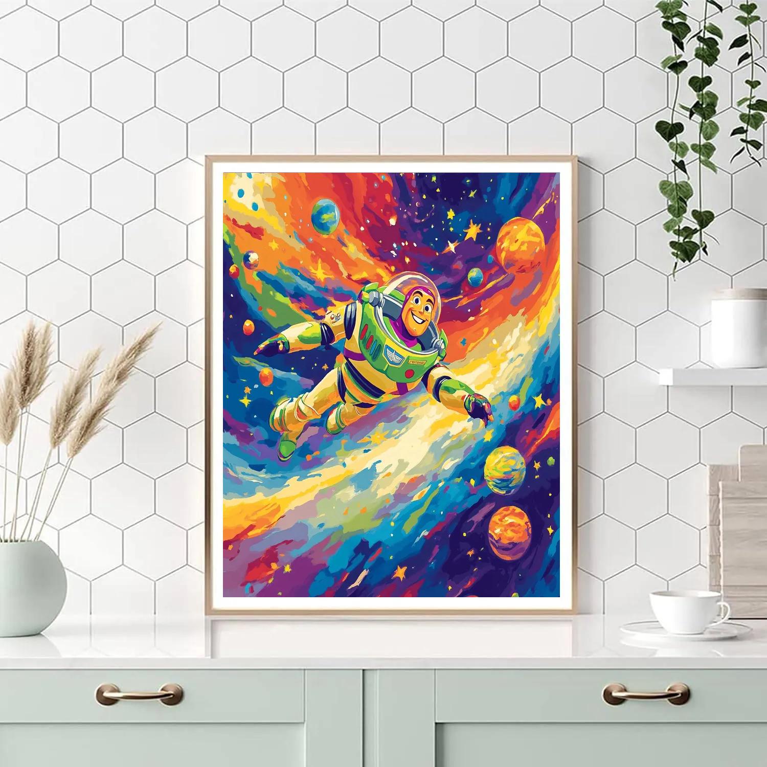 Buzz Lightyear’s Space Adventure - Disney Inspired paint by color