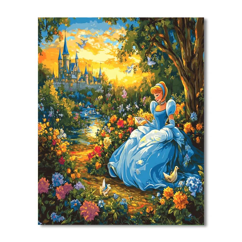 Cinderella’s Magical Day - Disney Inspired painting number kit