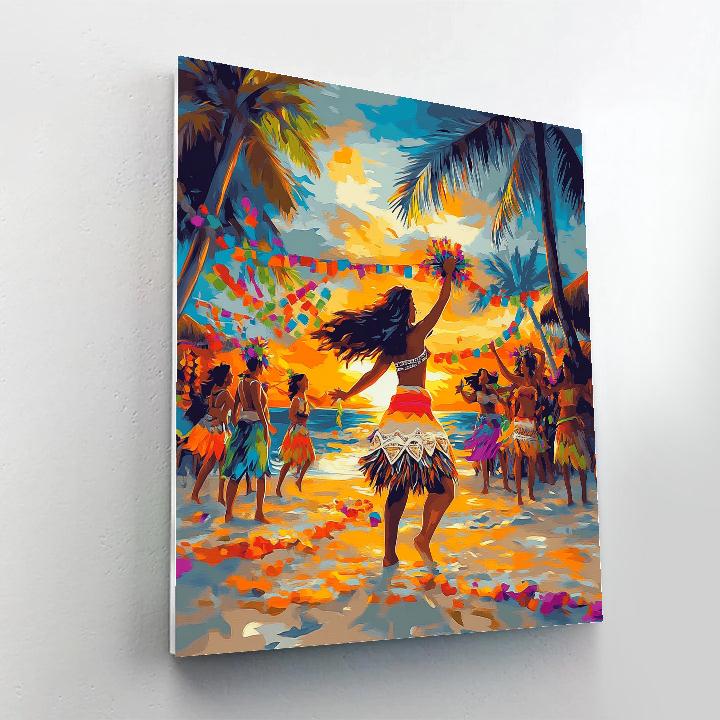 Moana’s Island Festival - Disney Inspired painting number kit