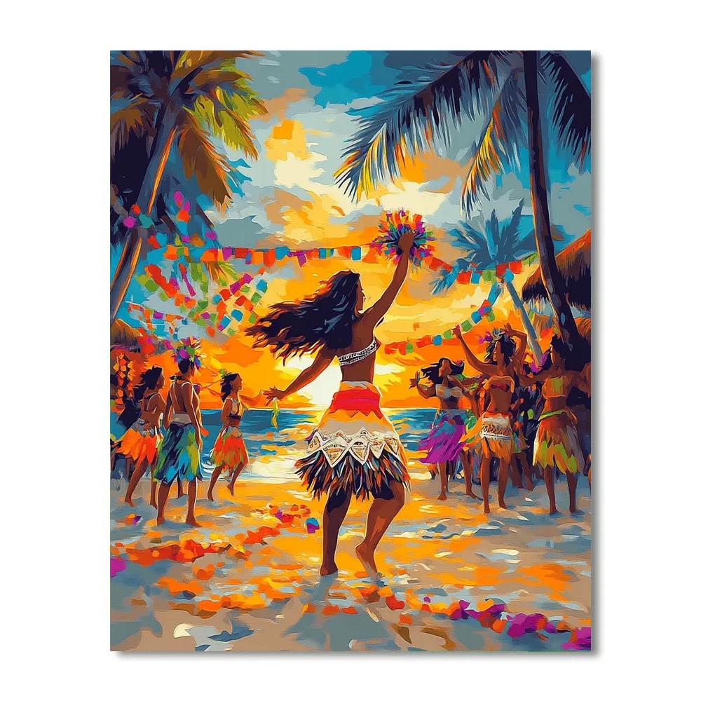 Moana’s Island Festival - Disney Inspired painting number kit