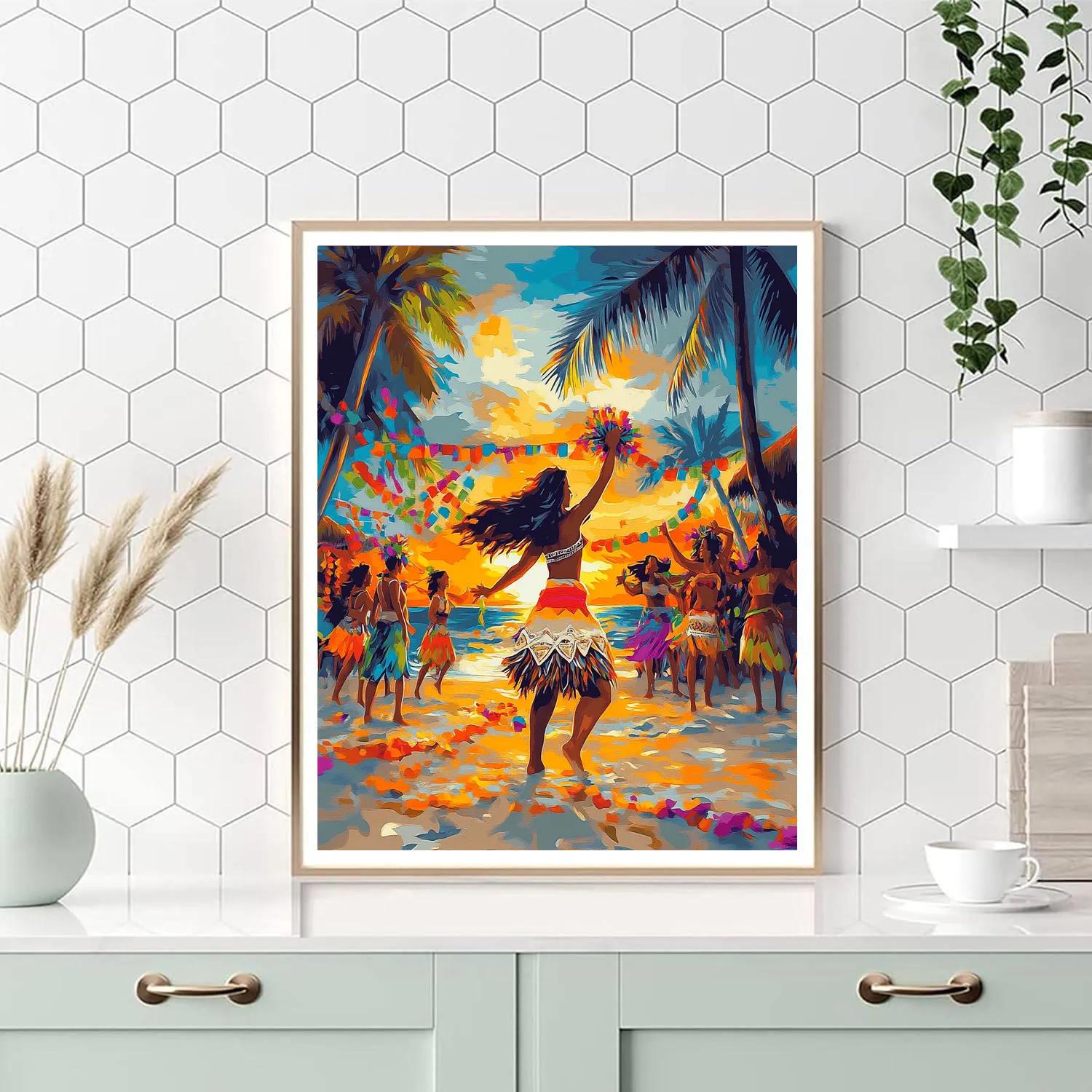 Moana’s Island Festival - Disney Inspired painting number kit