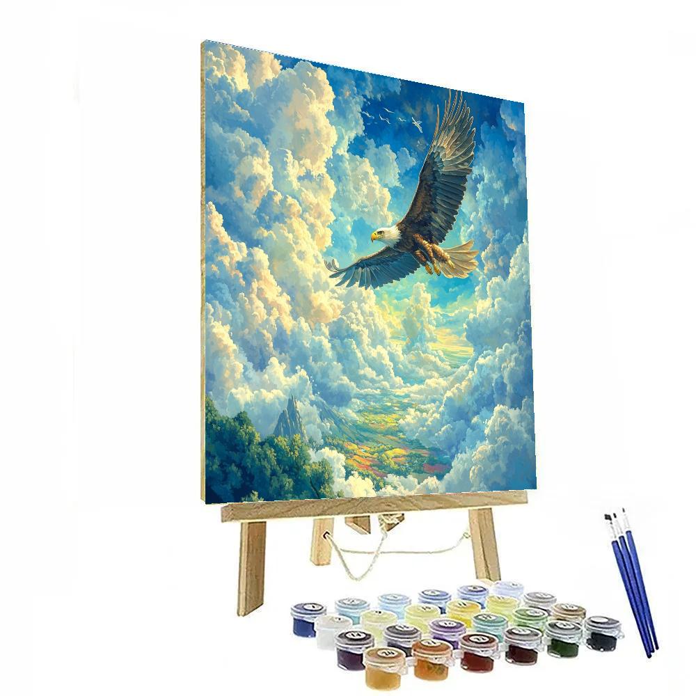 Marahute And Bernard’s Soaring Flight - Disney Inspired painting number kit