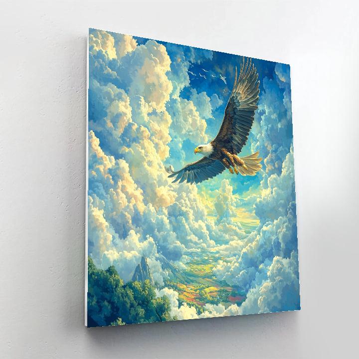 Marahute And Bernard’s Soaring Flight - Disney Inspired painting number kit