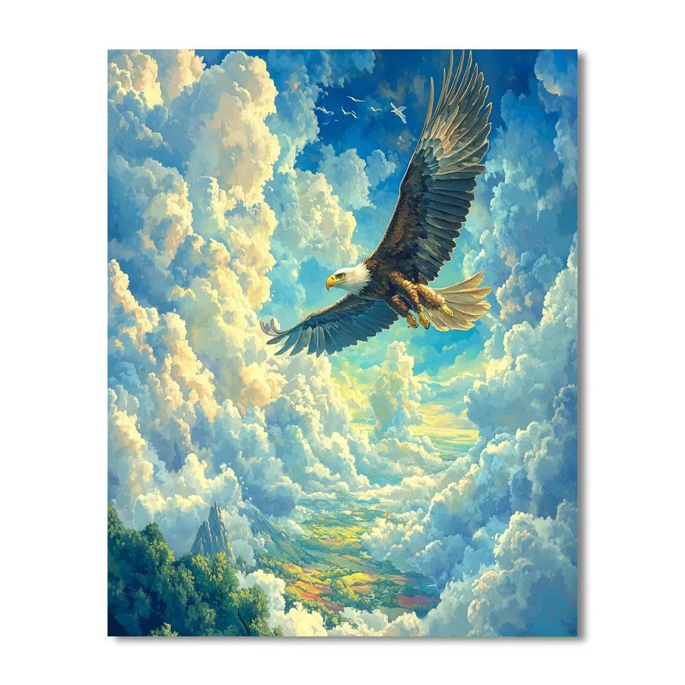 Marahute And Bernard’s Soaring Flight - Disney Inspired painting number kit