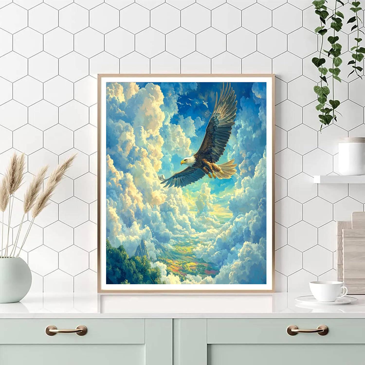 Marahute And Bernard’s Soaring Flight - Disney Inspired painting number kit