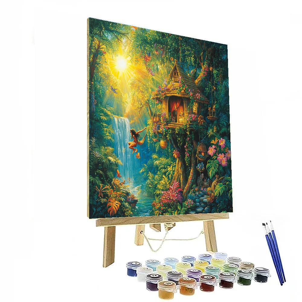 Tarzan’s Treehouse Adventure - Disney Inspired paint by numbers