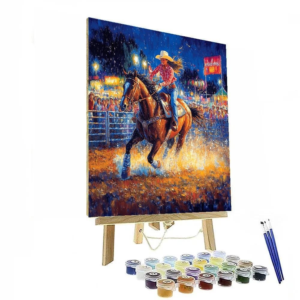 Jessie’s Cowboy Showdown - Disney Inspired Number painting