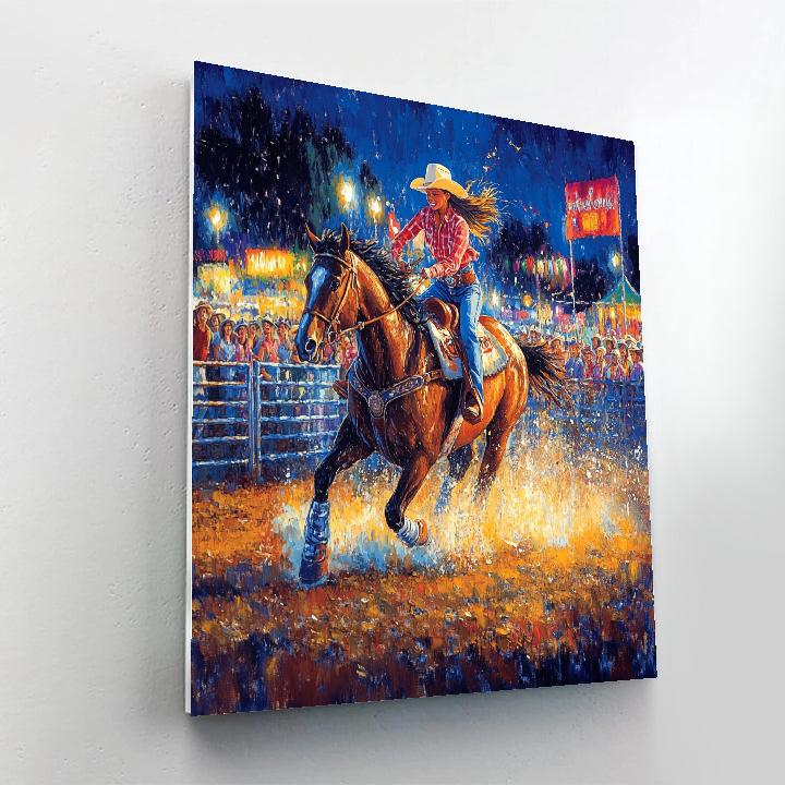 Jessie’s Cowboy Showdown - Disney Inspired Number painting
