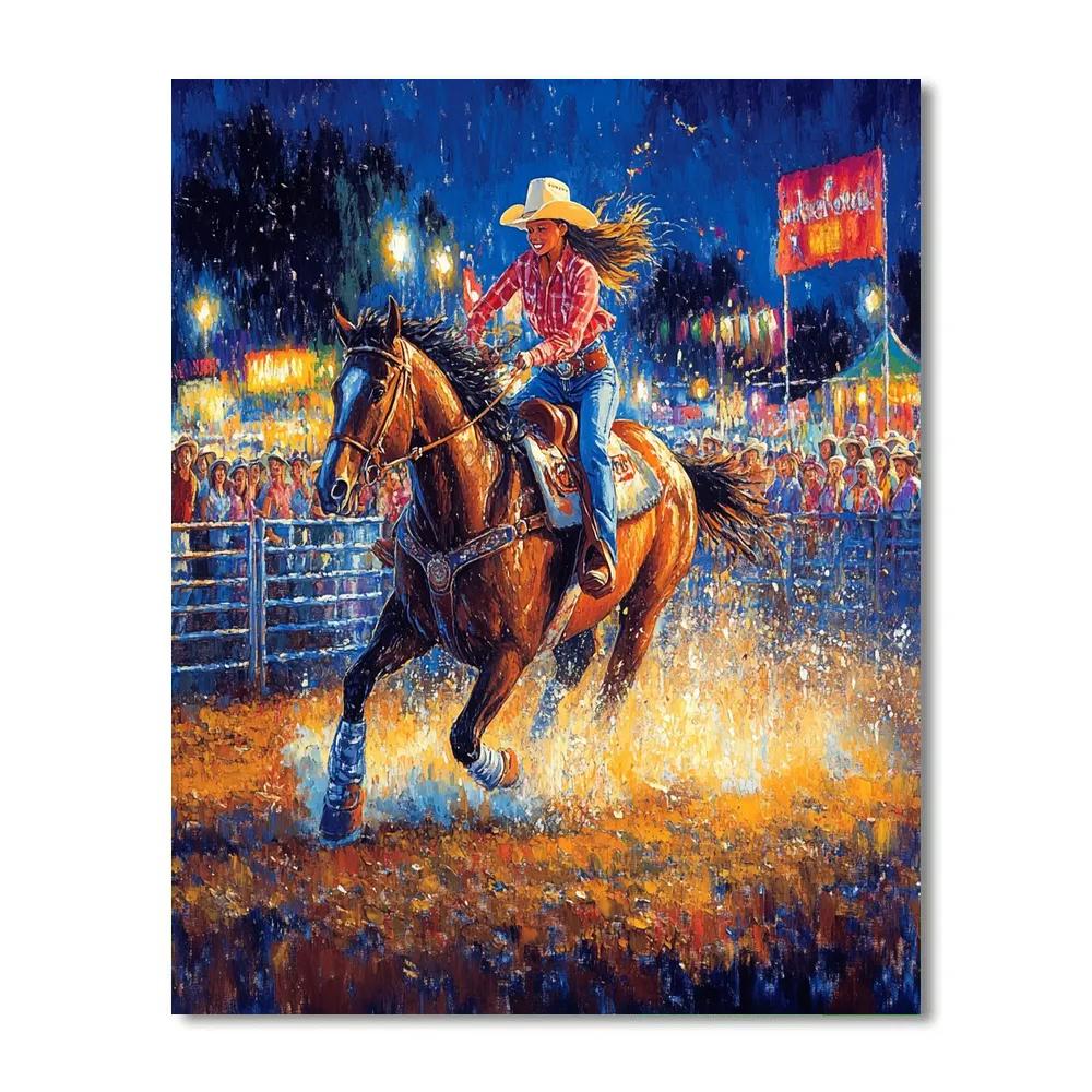 Jessie’s Cowboy Showdown - Disney Inspired Number painting