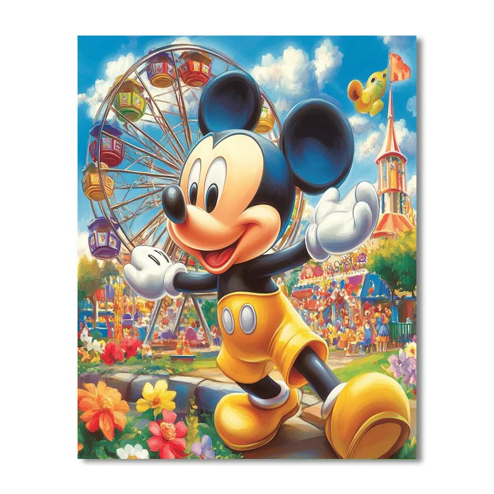 Mickey’s Fun Fair Day - Disney Inspired Painting by numbers kit