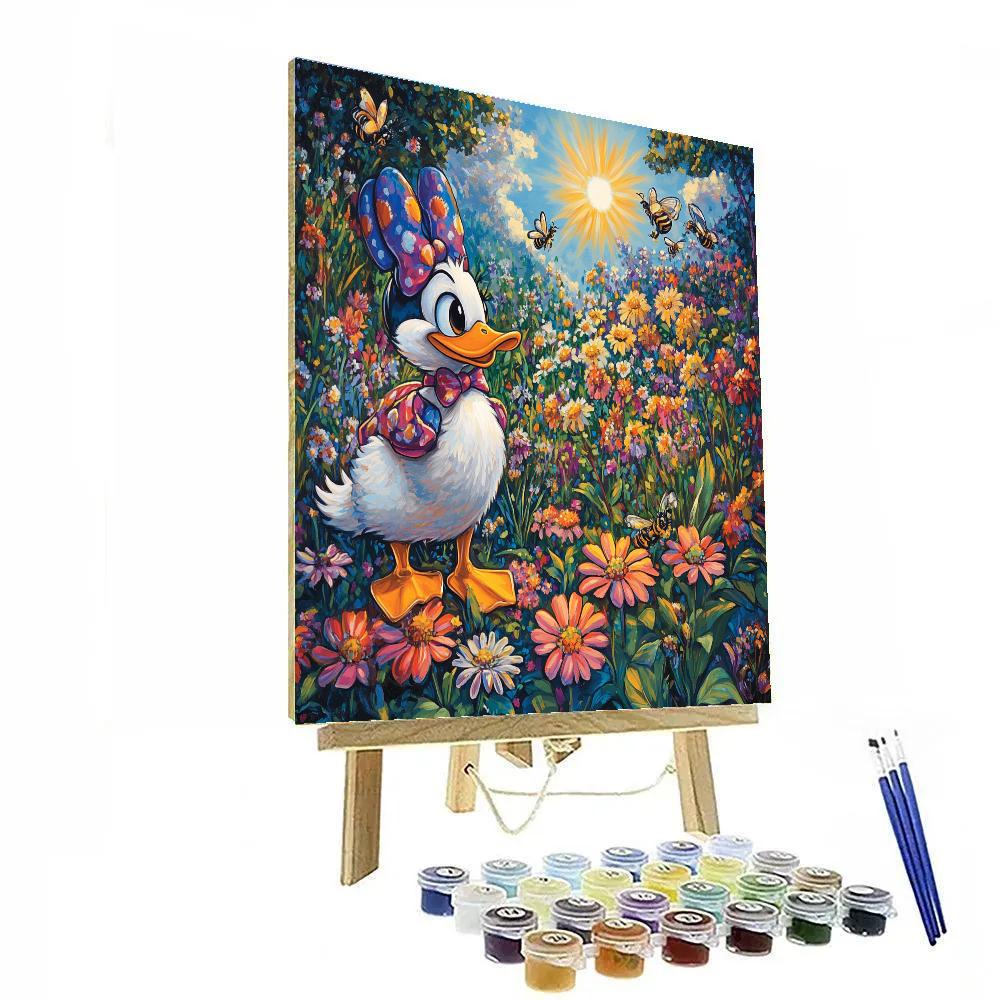 Daisy Duck’s Garden Delight - Disney Inspired painting number kit