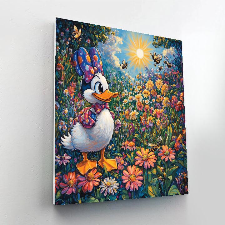 Daisy Duck’s Garden Delight - Disney Inspired painting number kit