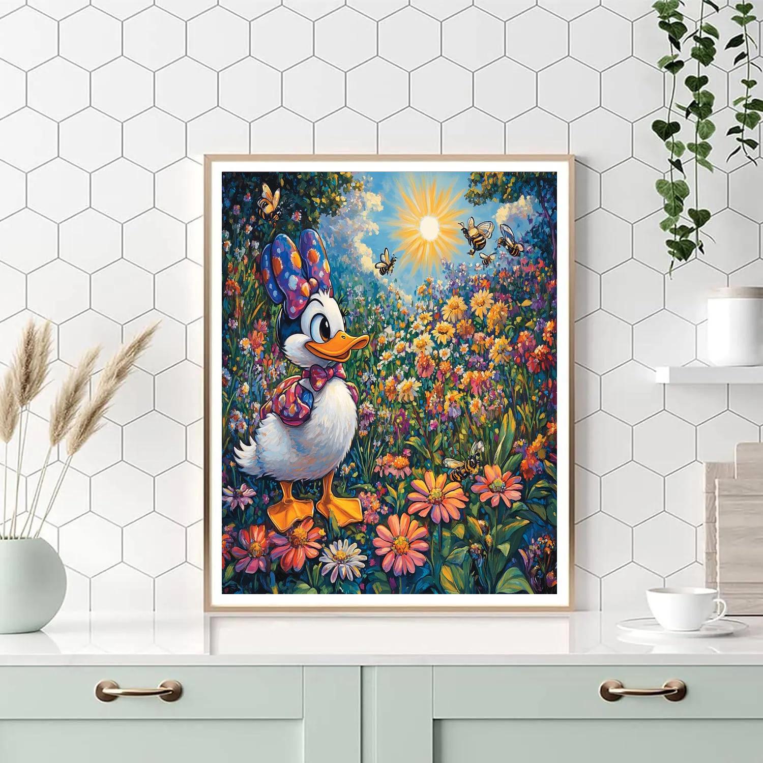Daisy Duck’s Garden Delight - Disney Inspired painting number kit