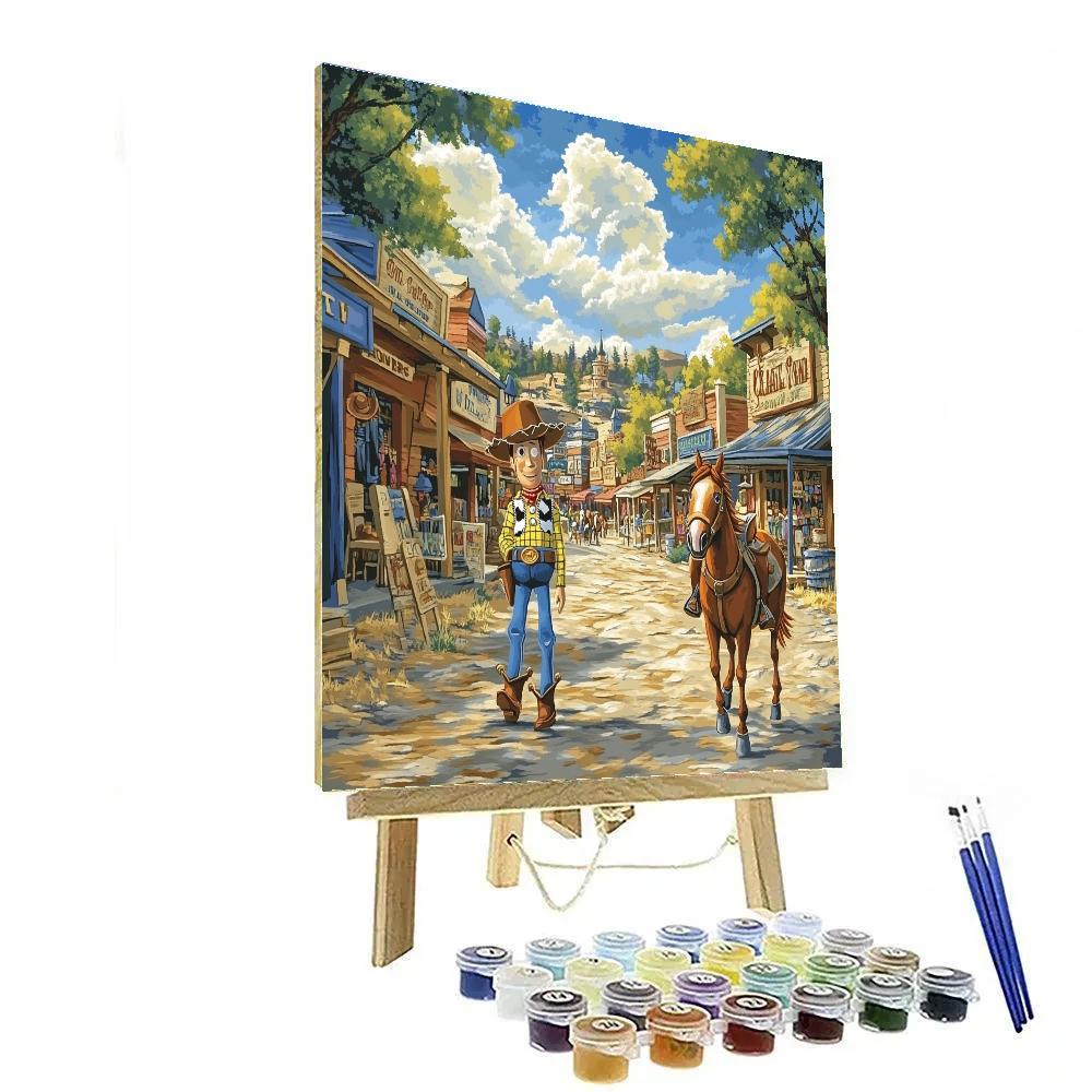 Woody’s Wild West Adventure - Disney Inspired painting number kit
