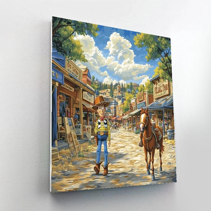 Woody’s Wild West Adventure - Disney Inspired painting number kit
