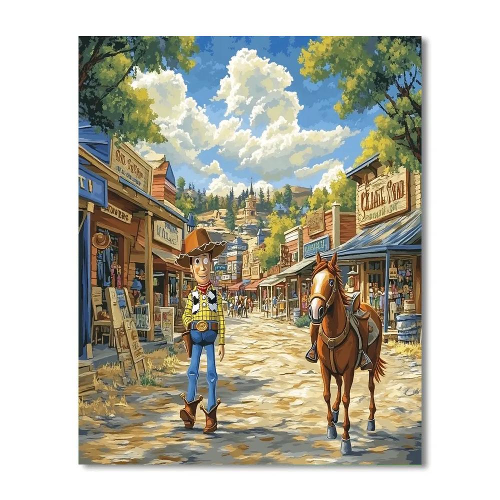 Woody’s Wild West Adventure - Disney Inspired painting number kit