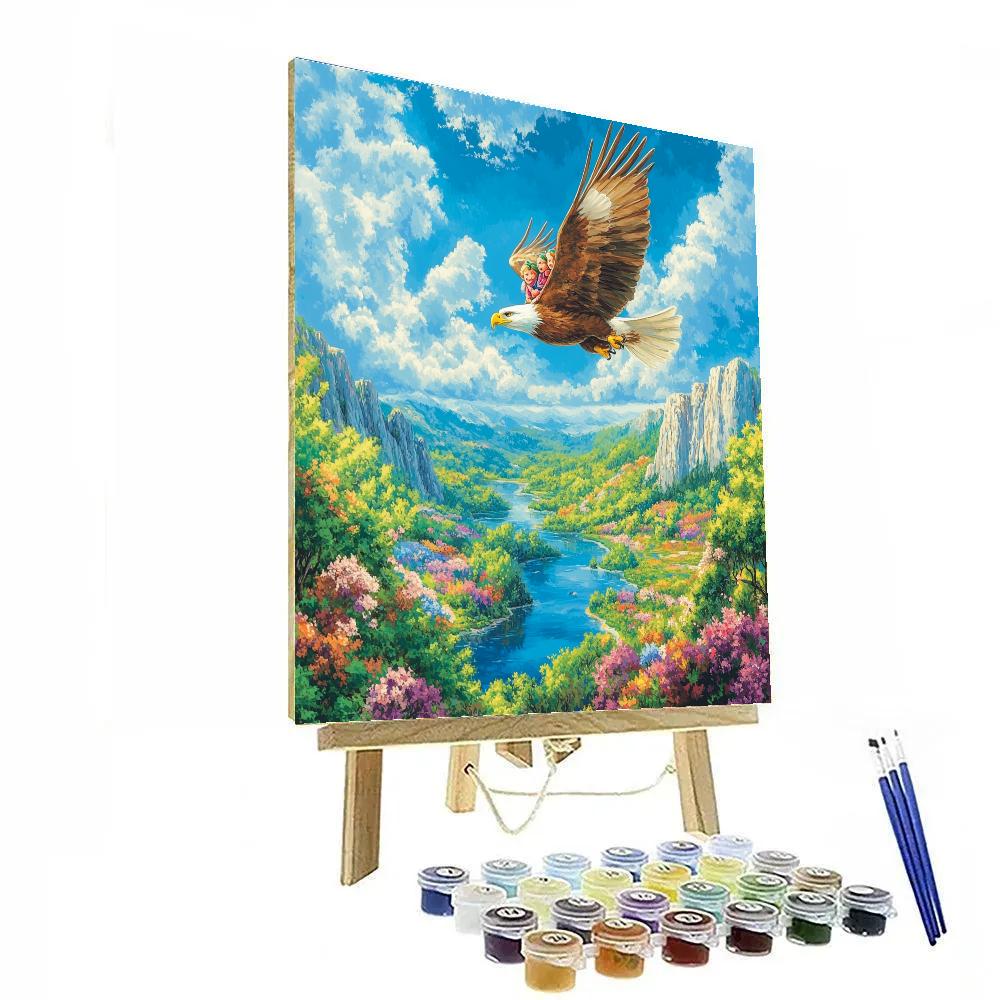 Marahute’s Sky Journey - Disney Inspired paint by numbers