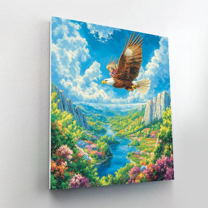 Marahute’s Sky Journey - Disney Inspired paint by numbers