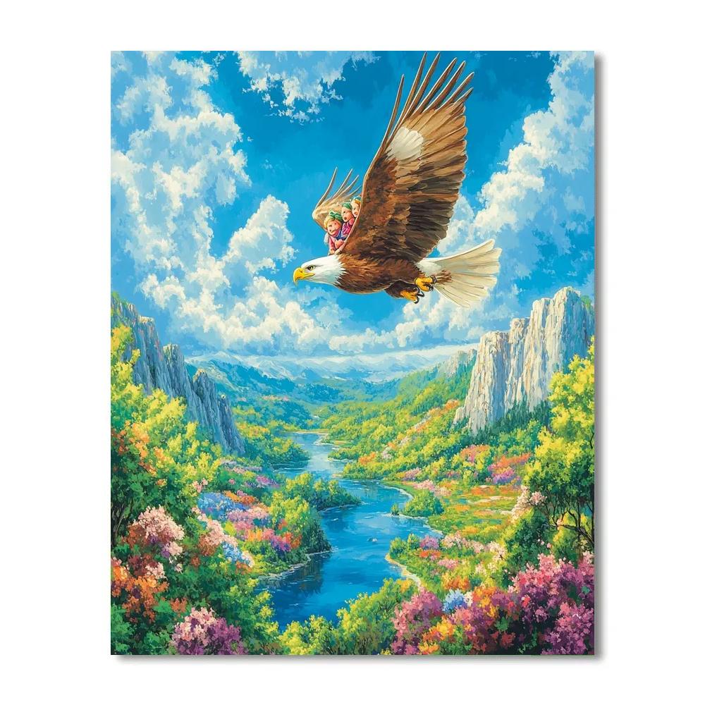 Marahute’s Sky Journey - Disney Inspired paint by numbers