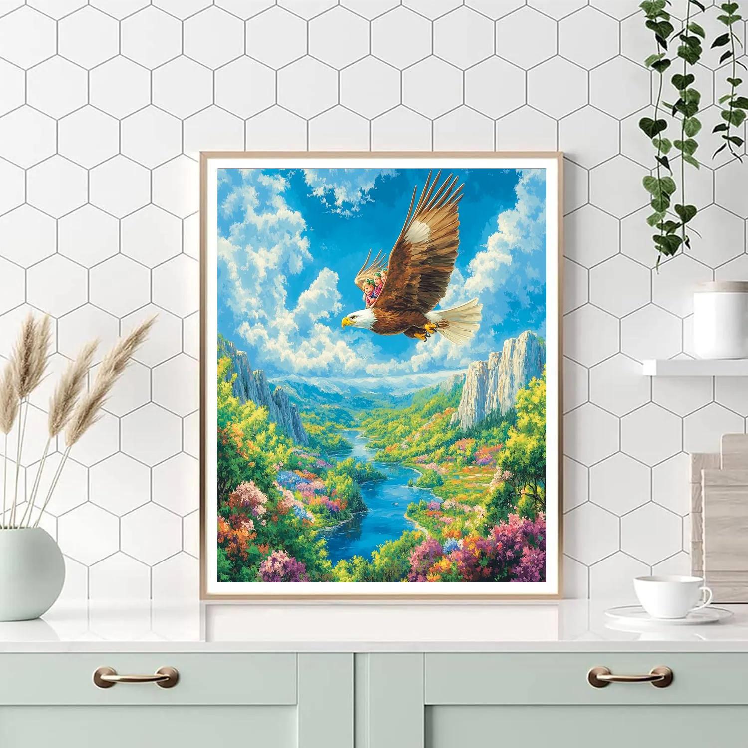 Marahute’s Sky Journey - Disney Inspired paint by numbers