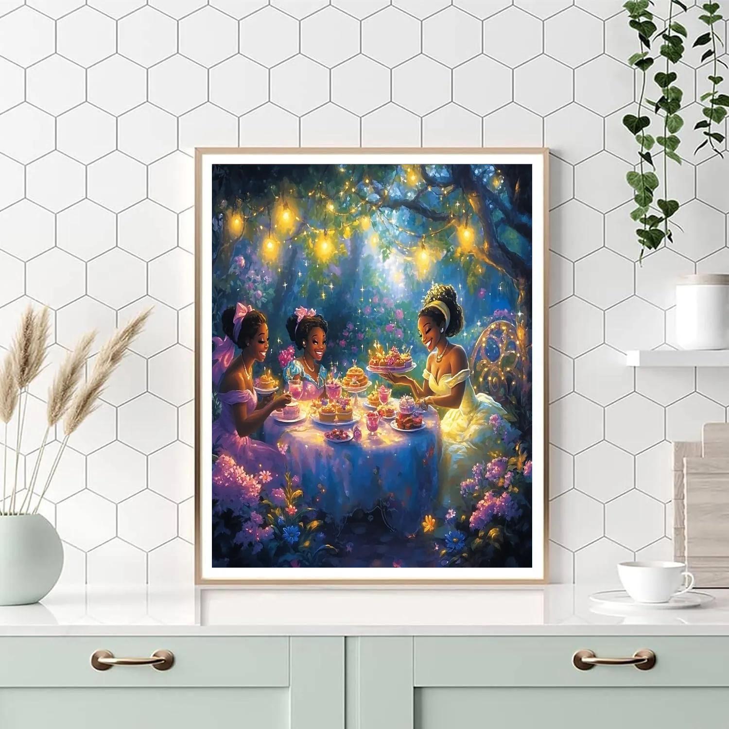 Tiana’s Garden Party - Disney Inspired Paint by numbers kits