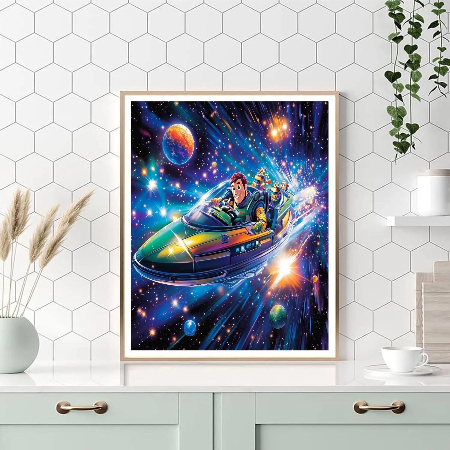 Buzz Lightyear’s Space Mission - Disney Inspired DIY paint by numbers