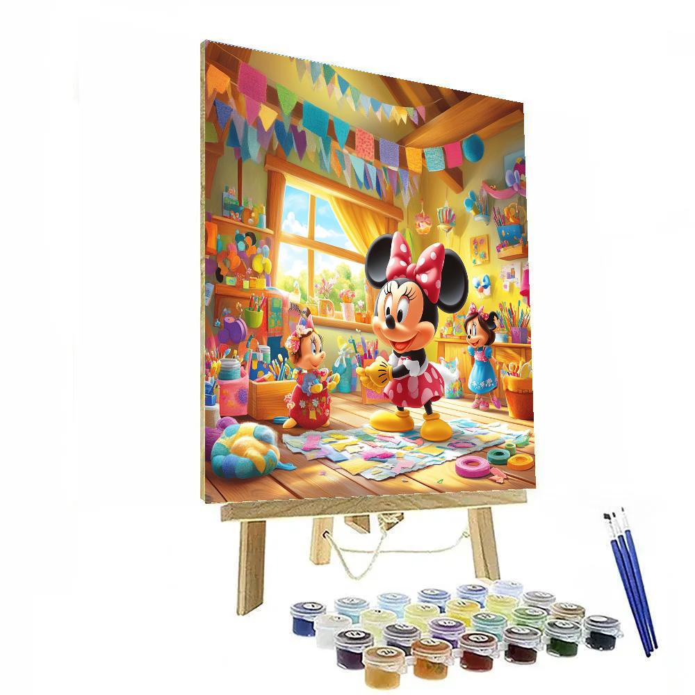 Minnie’s Crafty Day - Disney Inspired painting number kit