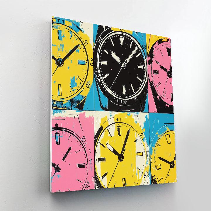 Andy Warhol Inspired Pop Watches painting number kit
