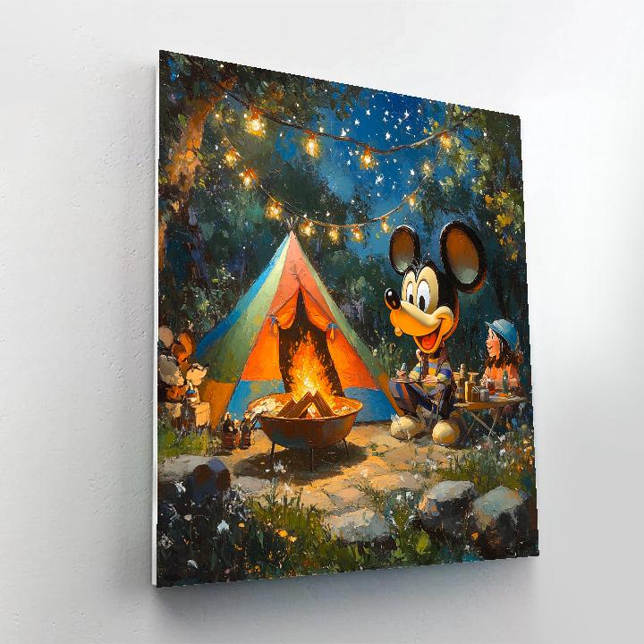 Goofy’s Backyard Campout - Disney Inspired paint by numbers