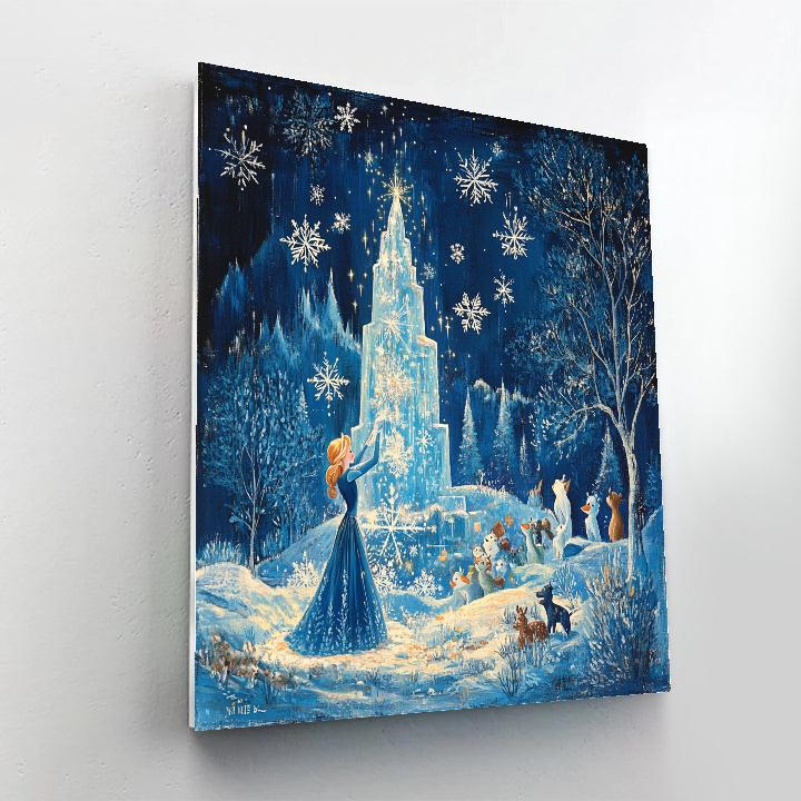 Elsa’s Frosty Adventure - Disney Inspired Paint by numbers art