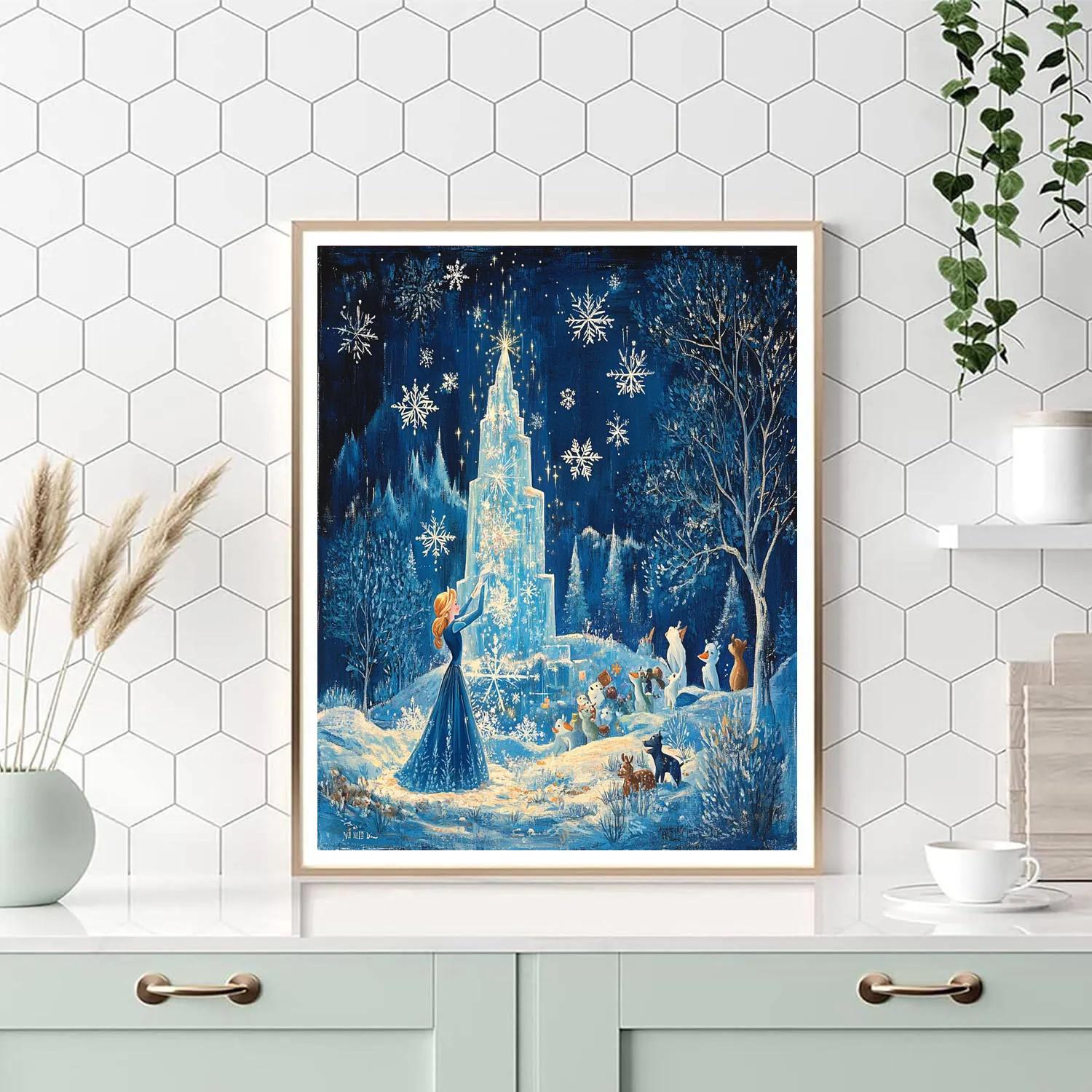 Elsa’s Frosty Adventure - Disney Inspired Paint by numbers art