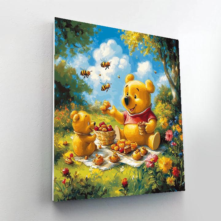 Winnie The Pooh’s Picnic Day - Disney Inspired paint by numbers