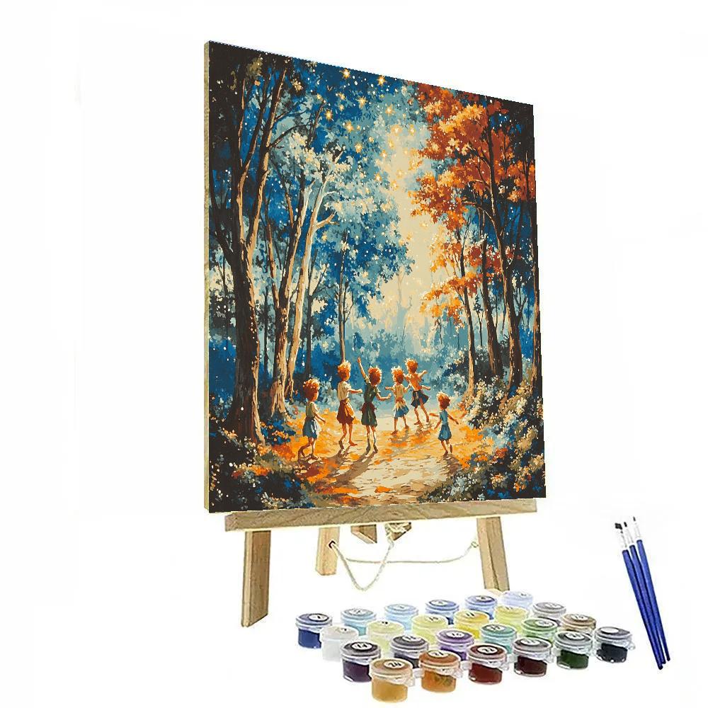 Peter Pan’s Lost Boys Adventure - Disney Inspired Painting by numbers kit