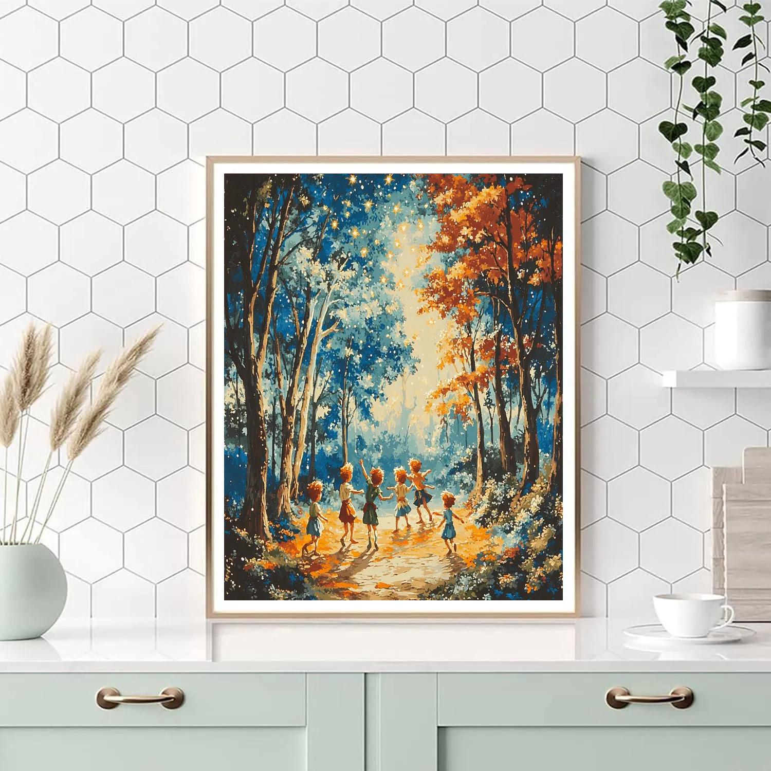 Peter Pan’s Lost Boys Adventure - Disney Inspired Painting by numbers kit