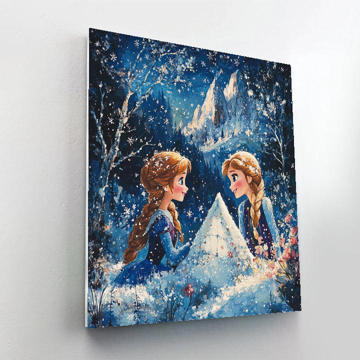 Elsa And Anna’s Sisterly Bond - Disney Inspired Paint by numbers kits