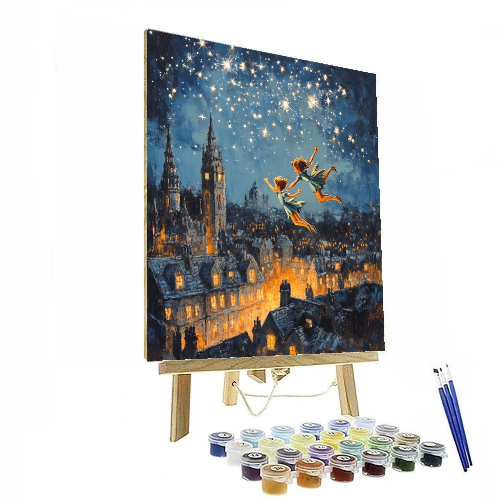 Peter Pan And Wendy’s Adventure - Disney Inspired paint by numbers