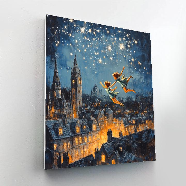 Peter Pan And Wendy’s Adventure - Disney Inspired paint by numbers