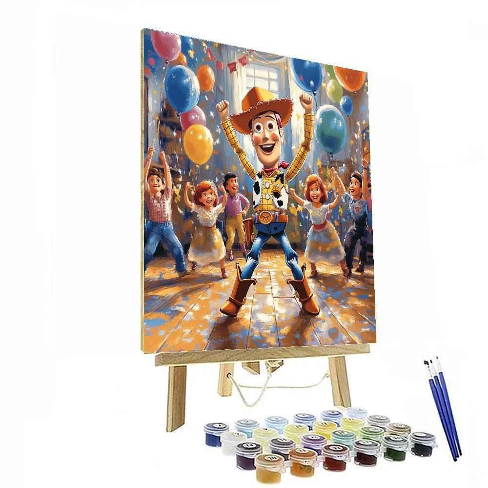 Woody’s Toy Roundup - Disney Inspired paint by numbers