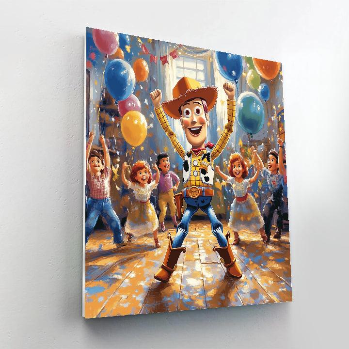 Woody’s Toy Roundup - Disney Inspired paint by numbers