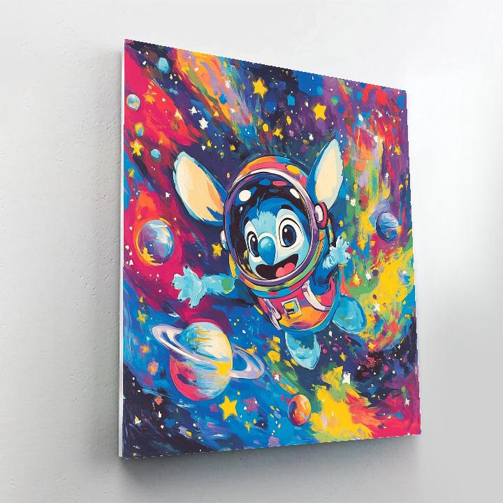 Stitch’s Galactic Adventure - Disney Inspired DIY paint by numbers