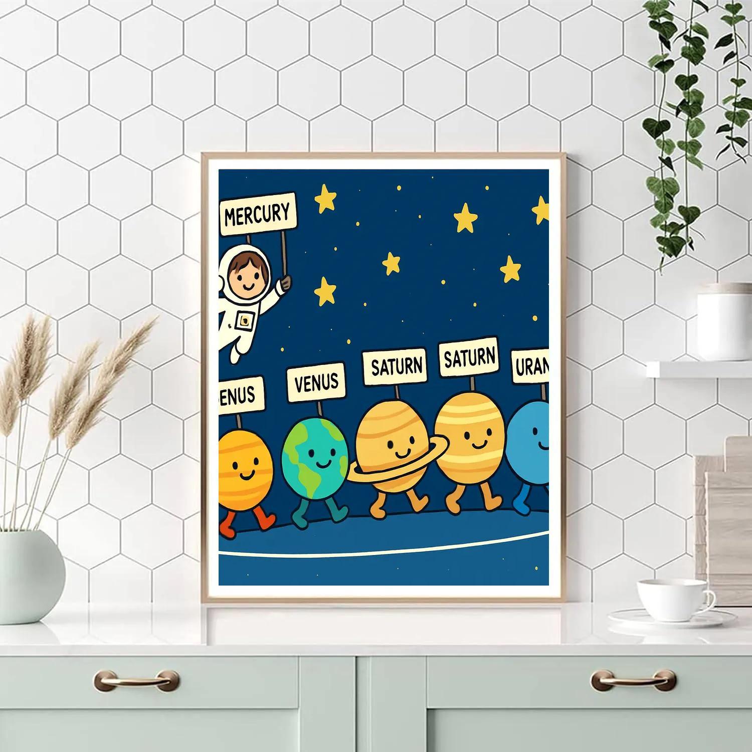 Solar System Playground Parade Numbered painting kits