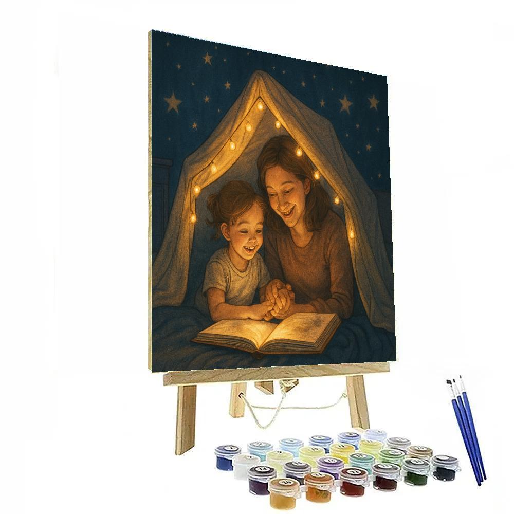 Midnight Storytime With Mom paint by color