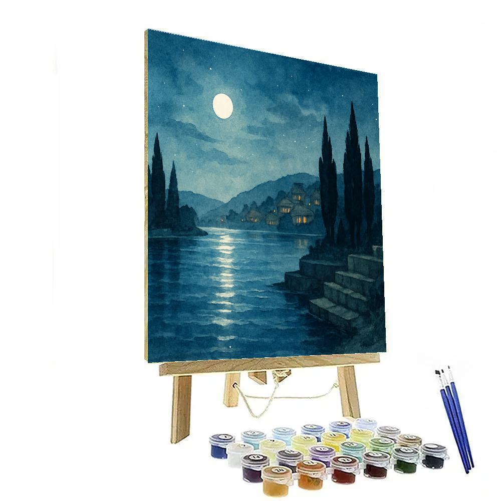 Moonlit River Terrace paint by color