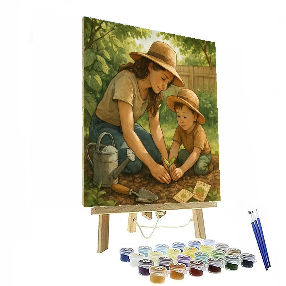 First Garden Together Painting by numbers kit